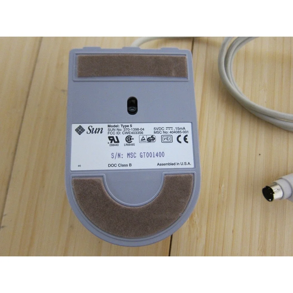 Sun Microsystems 370-1398 Type 5 Three Button Optical Mouse‎ (listing 3 of 5)